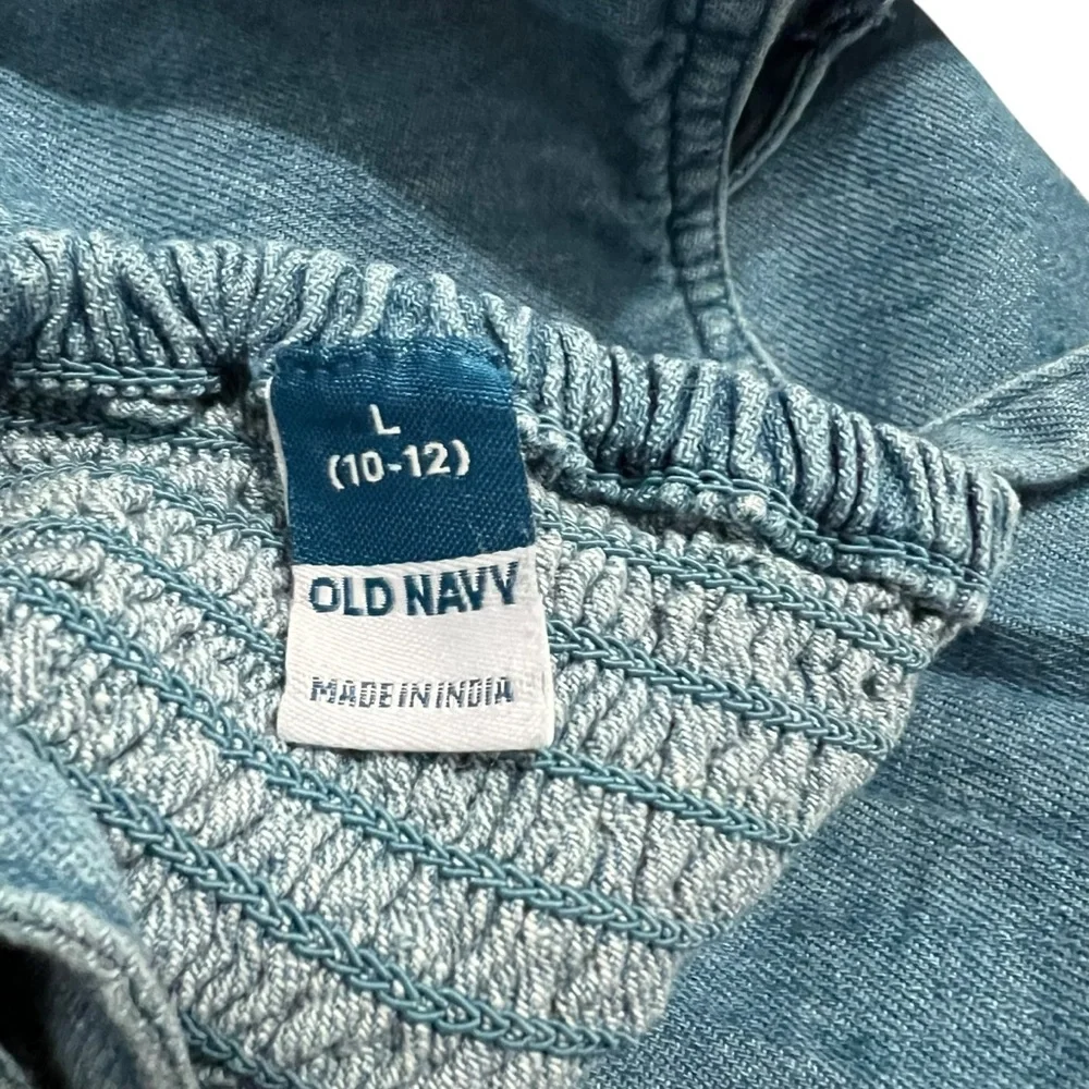 Old Navy L (10/12) Denim Dress